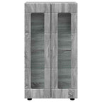 vidaXL Sideboard FLORIN Graues Sonoma 55,5 x 29 x 100 cm Holzwerkstoff