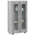 vidaXL Sideboard FLORIN Graues Sonoma 55,5 x 29 x 100 cm Holzwerkstoff