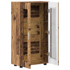 vidaXL Sideboard FLORIN Altholz 55,5 x 29 x 100 cm Holzwerkstoff