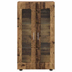 vidaXL Sideboard FLORIN Altholz 55,5 x 29 x 100 cm Holzwerkstoff