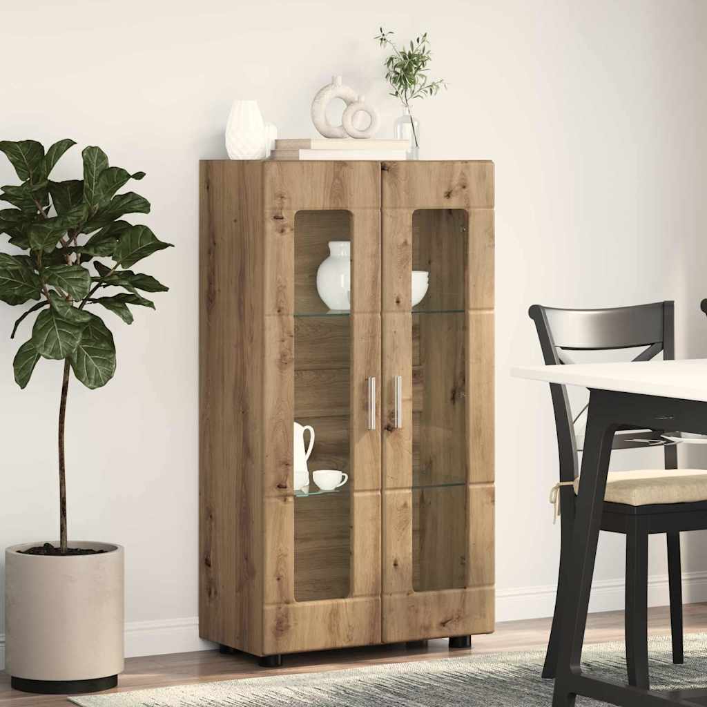 vidaXL Sideboard FLORIN Artisan-Eiche 55,5 x 29 x 100 cm Holzwerkstoff
