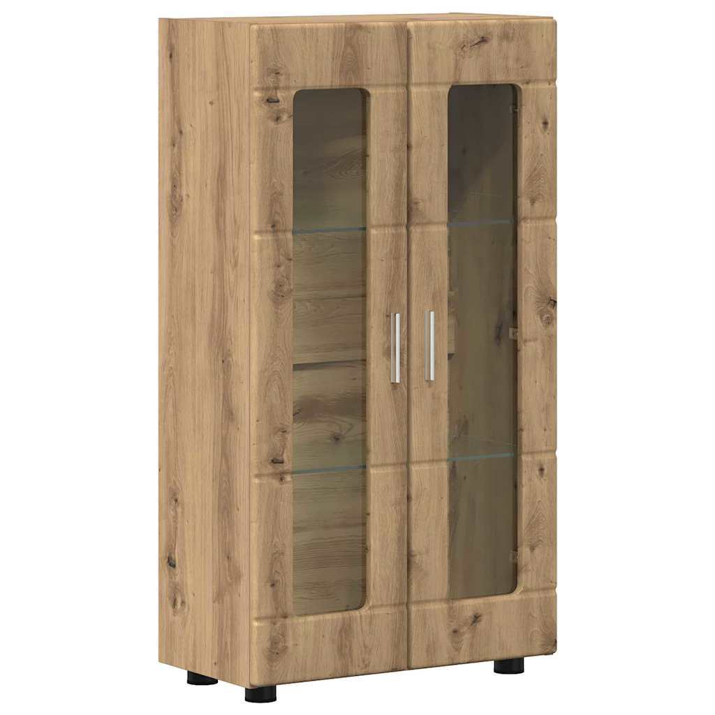 vidaXL Sideboard FLORIN Artisan-Eiche 55,5 x 29 x 100 cm Holzwerkstoff