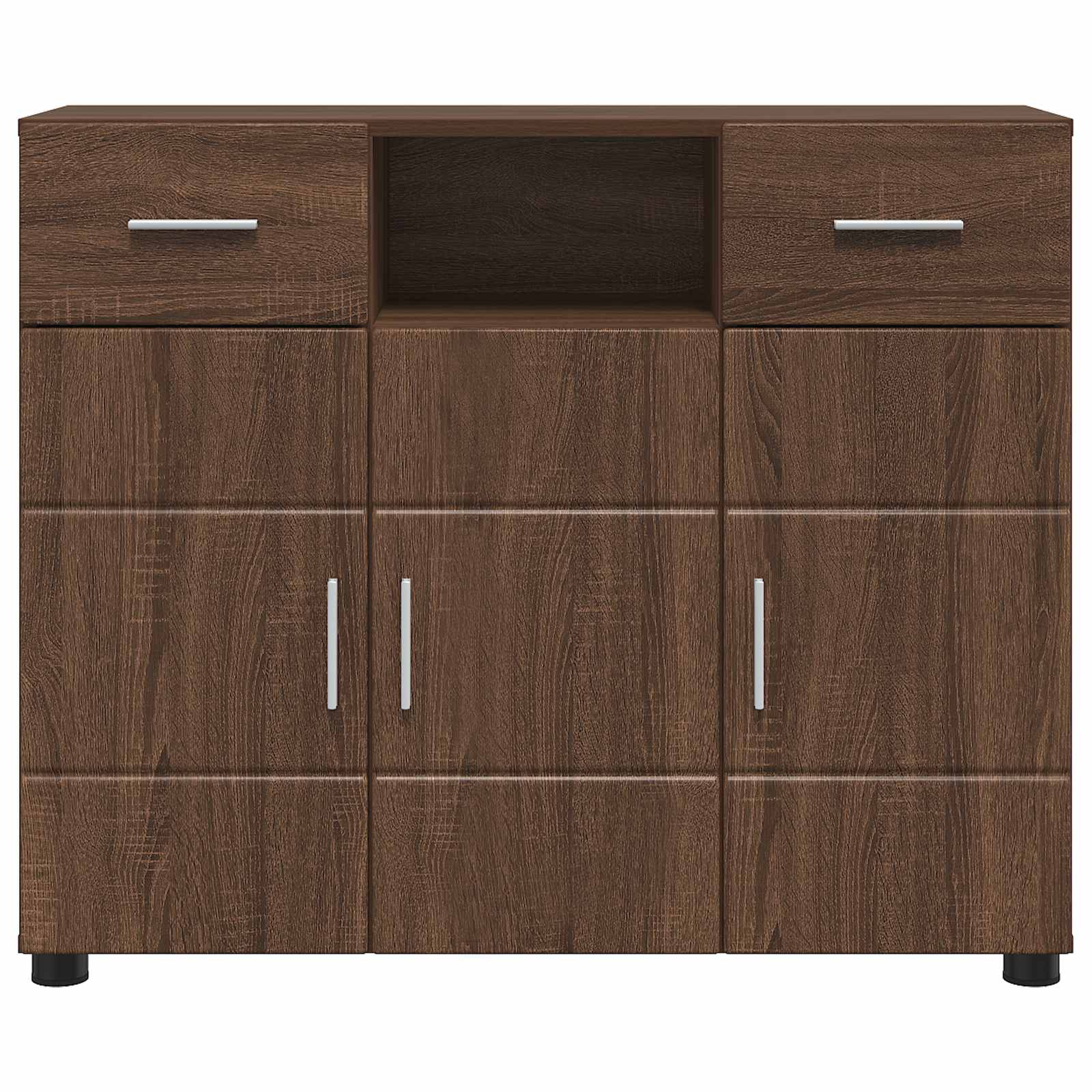 vidaXL Holzschrank mit Speicher Braun Eichen-Optik 88,5 x 30,5 x 73 cm
