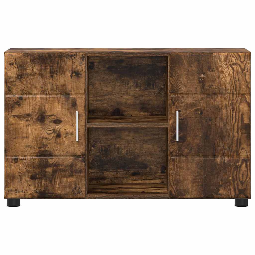 vidaXL Sideboard FLORIN Geräucherte Eiche 88,5 x 30,5 x 55,5 cm