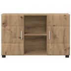 vidaXL Sideboard mit Regal FLORIN Artisan-Eiche 88,5 x 30,5 x 55,5 cm