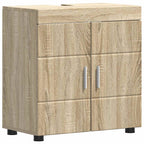 vidaXL Badezimmerschrank-Set TULUM Sonoma-Eiche 60 x 34 x 63 cm