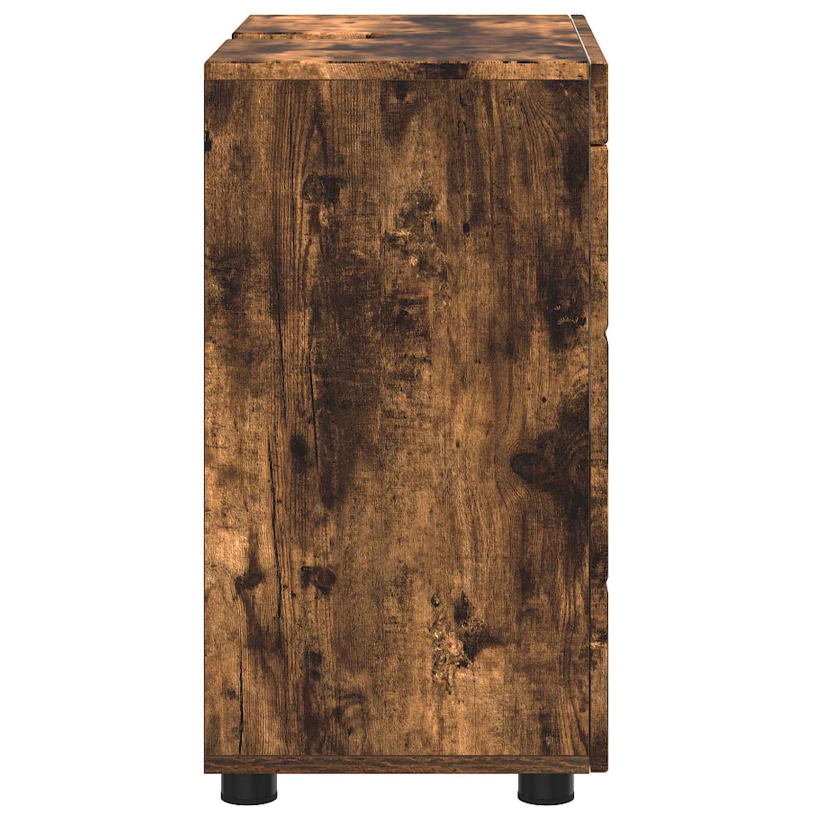 vidaXL Badezimmerschrank-Set TULUM Geräucherte Eiche 60 x 34 x 63 cm