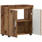 vidaXL Badezimmerschrank-Set TULUM Altholz 60 x 34 x 63 cm