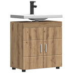 vidaXL Badezimmerschrank-Set TULUM Artisan-Eiche 60 x 34 x 63 cm