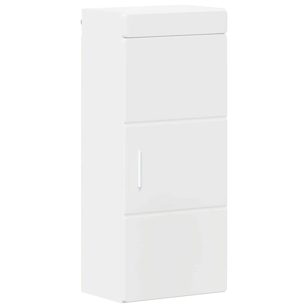 vidaXL Badezimmer-Wandschrank mit Regal TULUM Weiß 37 x 24,5 x 86 cm