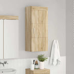 vidaXL Badezimmer-Wandschrank TULUM Sonoma-Eiche 37 x 24,5 x 86 cm