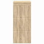 vidaXL Badezimmer-Wandschrank TULUM Sonoma-Eiche 37 x 24,5 x 86 cm