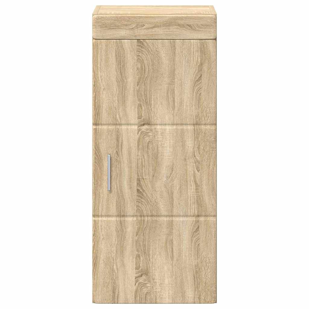 vidaXL Badezimmer-Wandschrank TULUM Sonoma-Eiche 37 x 24,5 x 86 cm