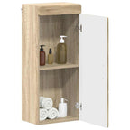 vidaXL Badezimmer-Wandschrank TULUM Sonoma-Eiche 37 x 24,5 x 86 cm