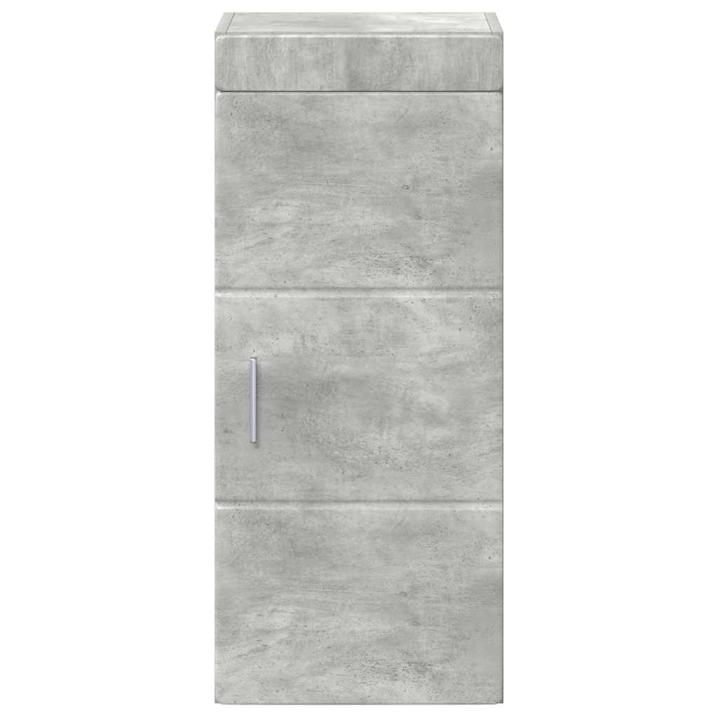 vidaXL Badezimmer-Wandschrank TULUM Beton Grau 37 x 24,5 x 86 cm