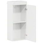 vidaXL Badezimmer-Wandschrank TULUM Hochglanz Weiß 37 x 24,5 x 86 cm