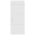 vidaXL Badezimmer-Wandschrank TULUM Hochglanz Weiß 37 x 24,5 x 86 cm