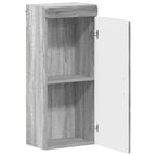 vidaXL Badezimmer-Wandschrank TULUM Graues Sonoma 37 x 24,5 x 86 cm