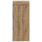 vidaXL Badezimmer-Wandschrank TULUM Artisan-Eiche 37 x 24,5 x 86 cm