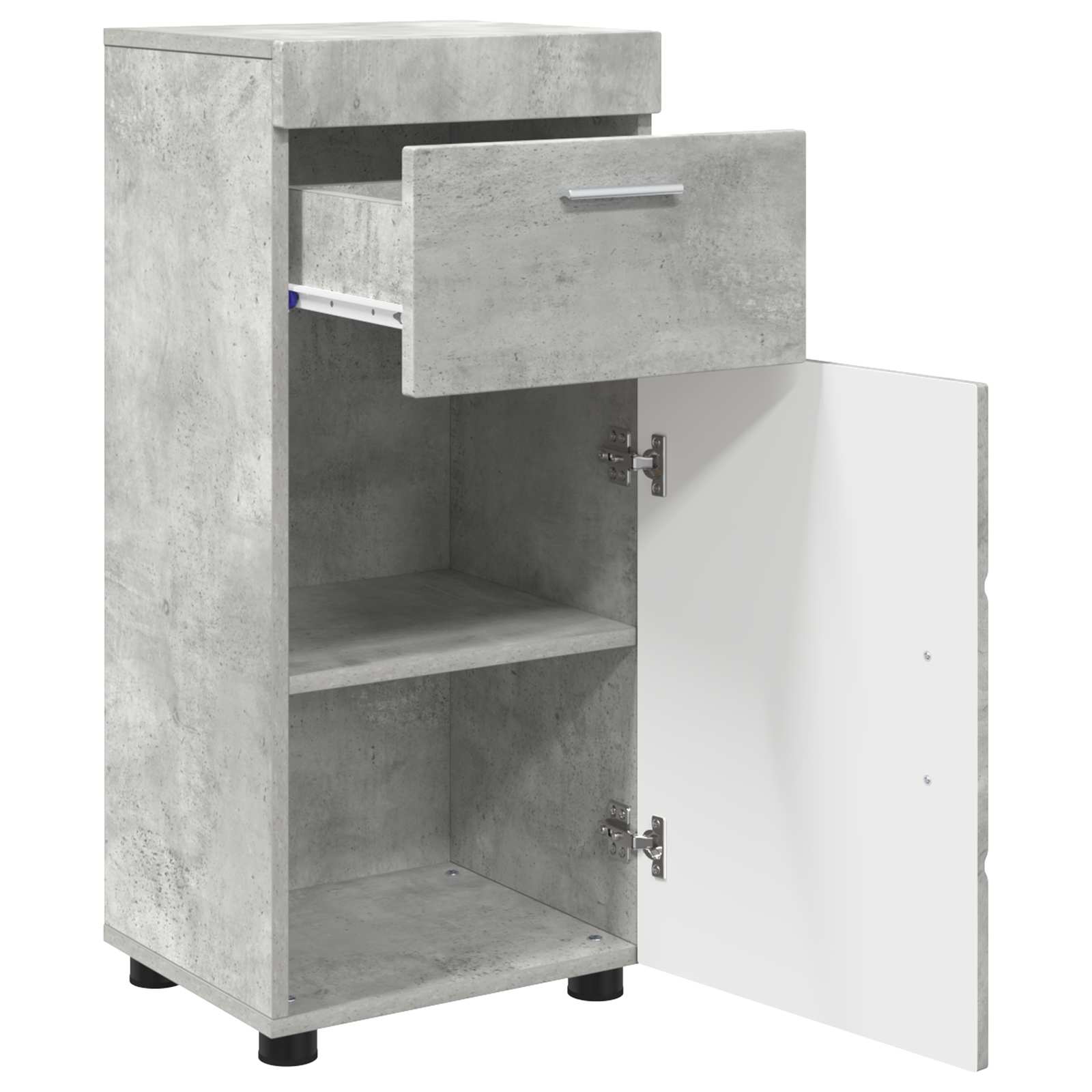 vidaXL Badezimmerschrank-Set TULUM Beton Grau 37 x 31,5 x 82 cm