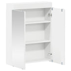 vidaXL Badezimmerspiegelschrank mit Regal TULUM Weiß 60 x 16,5 x 78 cm