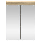 vidaXL Badezimmerspiegelschrank TULUM Sonoma-Eiche 60 x 16,5 x 78 cm