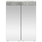 vidaXL Badezimmerspiegelschrank TULUM Beton Grau 60 x 16,5 x 78 cm