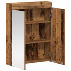 vidaXL Badezimmerspiegelschrank TULUM Altholz 60 x 16,5 x 78 cm