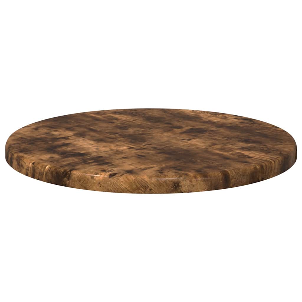 vidaXL Tischplatte Räuchereiche Ø 30 x 1,5 cm Holzwerkstoff