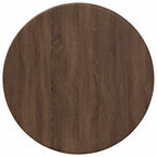 vidaXL Tischplatte Braun Eichen-Optik Ø 30 x 1,5 cm Holzwerkstoff