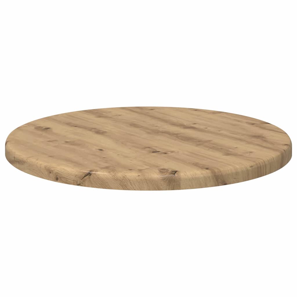 vidaXL Tischplatte Artisan-Eiche Ø 30 x 1,5 cm Holzwerkstoff