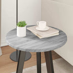 vidaXL Tischplatte Grau Sonoma Ø 40 x 1,5 cm Holzwerkstoff