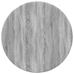 vidaXL Tischplatte Grau Sonoma Ø 40 x 1,5 cm Holzwerkstoff