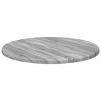 vidaXL Tischplatte Grau Sonoma Ø 40 x 1,5 cm Holzwerkstoff