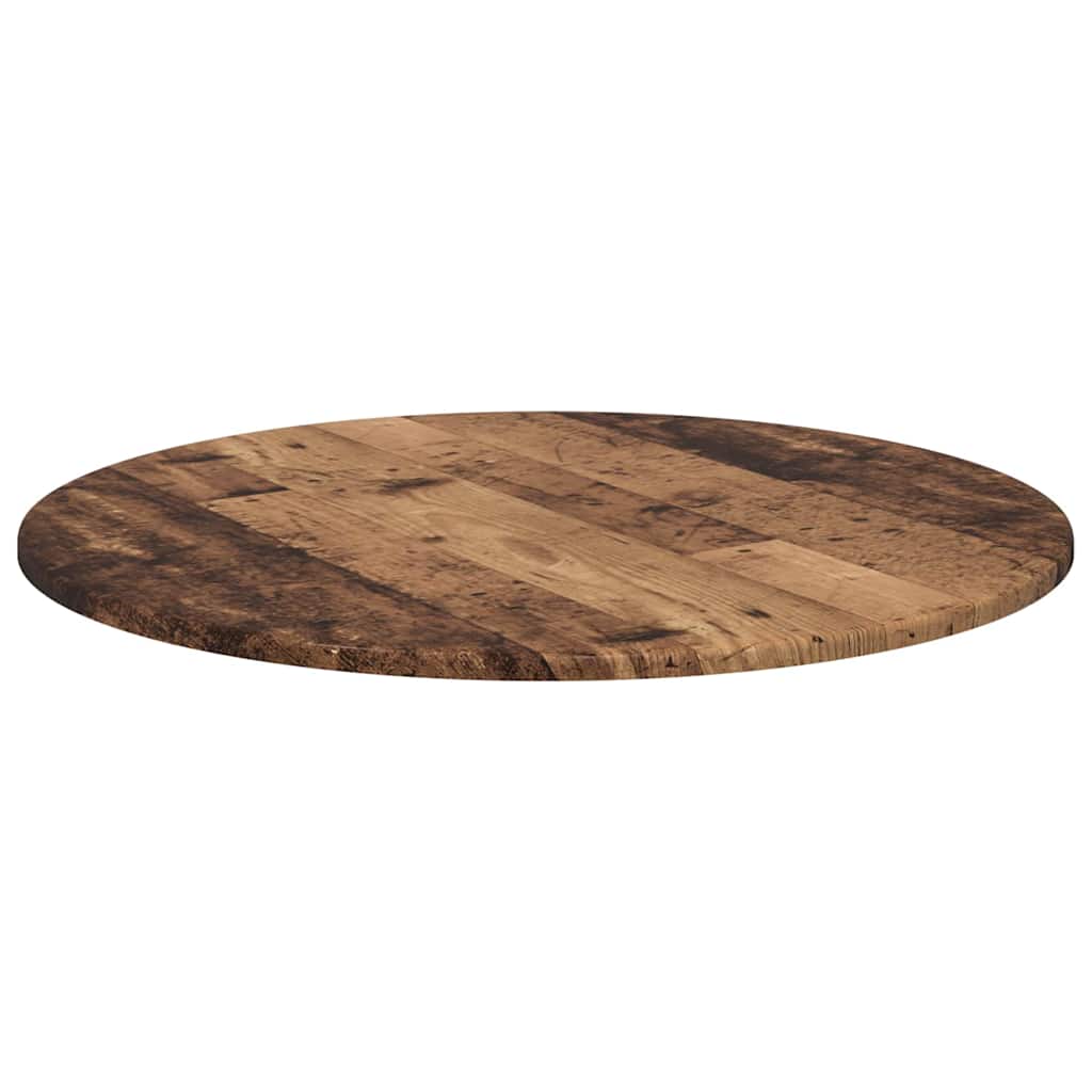 vidaXL Tischplatte Altholz Ø 70 x 1,5 cm Holzwerkstoff
