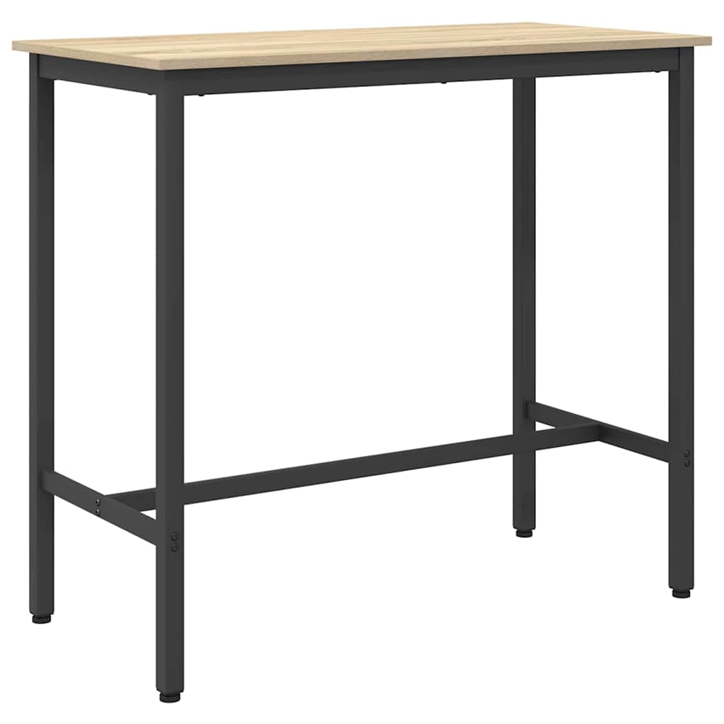vidaXL Tisch Sonoma-Eiche 100 x 50 x 90,5 cm Ingenieure Holz und Stahl