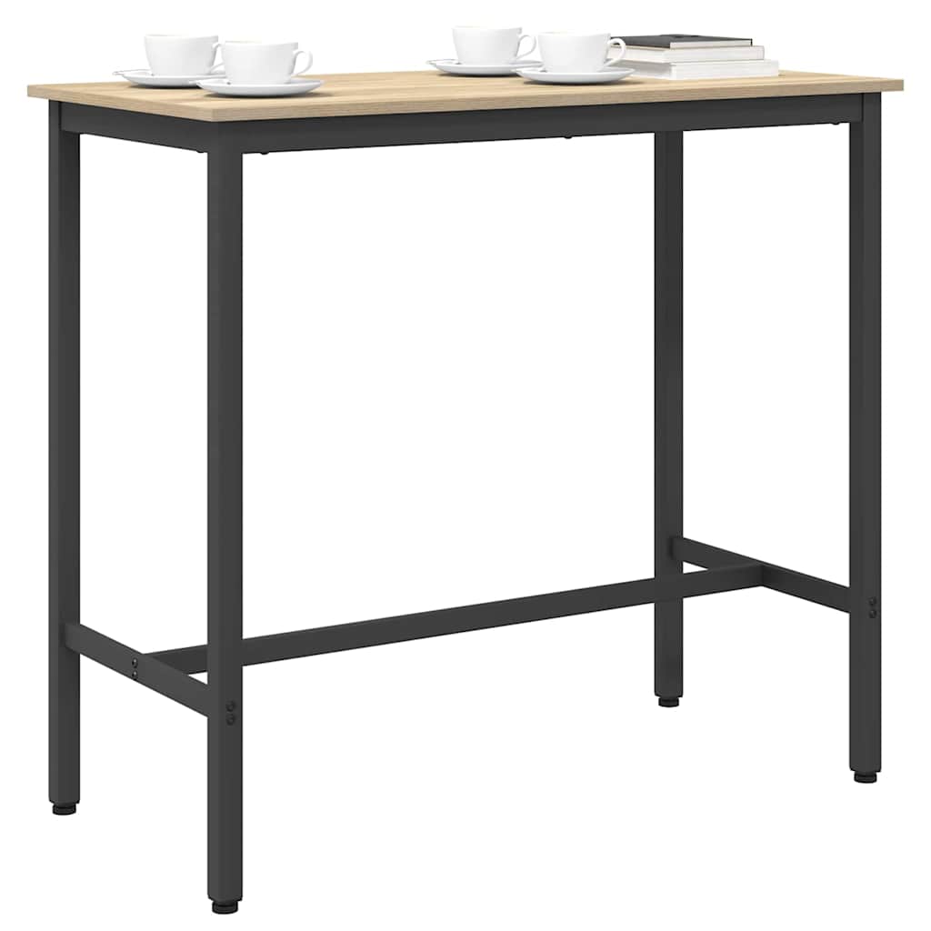 vidaXL Tisch Sonoma-Eiche 100 x 50 x 90,5 cm Ingenieure Holz und Stahl