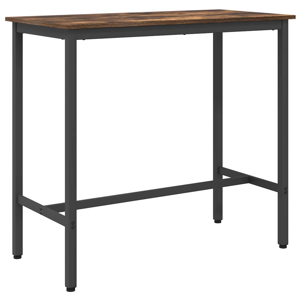 vidaXL Tisch Geräucherte Eiche 100 x 50 x 90,5 cm