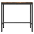vidaXL Tisch Geräucherte Eiche 100 x 50 x 90,5 cm