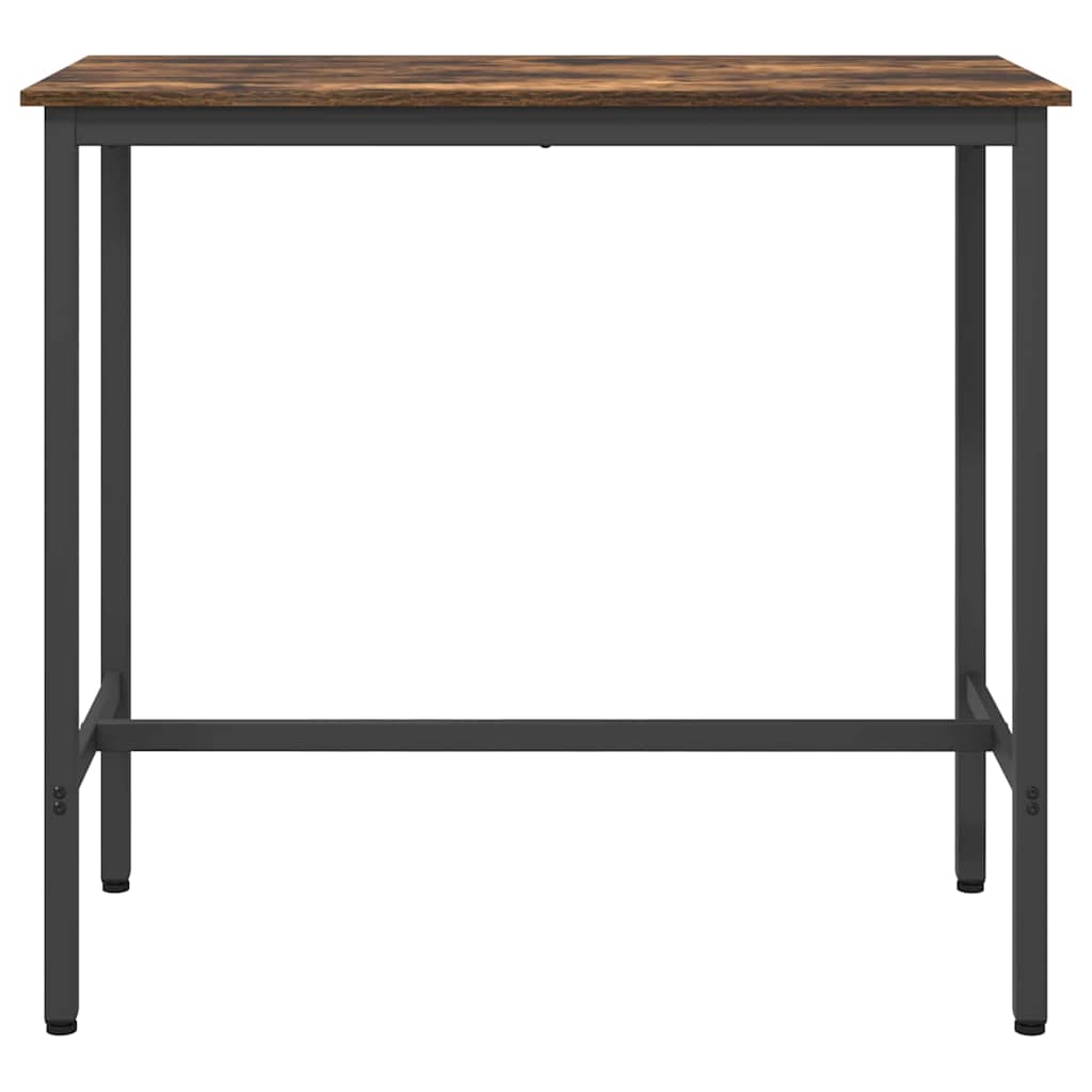 vidaXL Tisch Geräucherte Eiche 100 x 50 x 90,5 cm