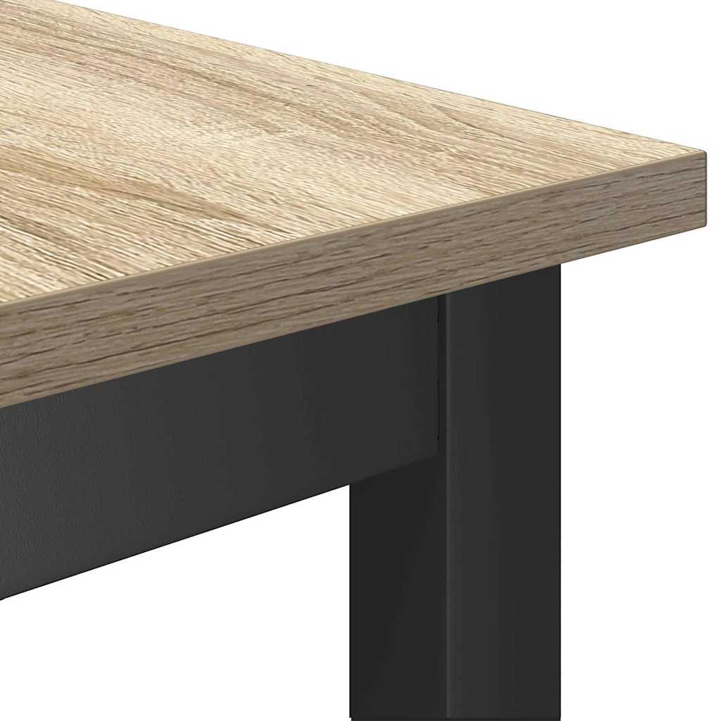 vidaXL Esstischbank Sonoma-Eiche 100 x 32,5 x 48,5 cm