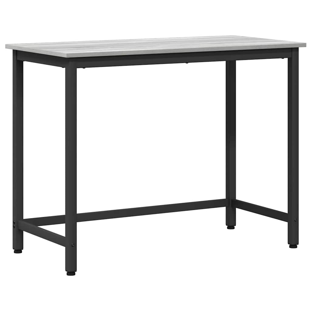 vidaXL Tisch Graues Sonoma 80 x 50 x 76,5 cm Ingenieure Holz und Stahl