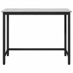 vidaXL Tisch Graues Sonoma 80 x 50 x 76,5 cm Ingenieure Holz und Stahl