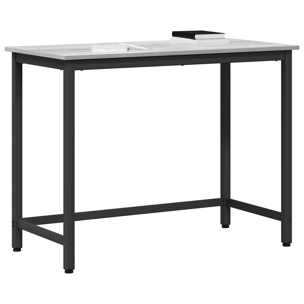 vidaXL Tisch Graues Sonoma 80 x 50 x 76,5 cm Ingenieure Holz und Stahl