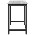 vidaXL Tisch Graues Sonoma 80 x 50 x 76,5 cm Ingenieure Holz und Stahl