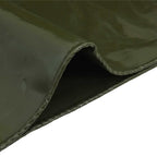 vidaXL Plane 650g / m² Olive Grün 2 x 3 m Canvas mit PVC-Beschichtung