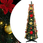 vidaXL Künstlicher Weihnachtsbaum mit 50 LEDs Grün 125 cm PVC