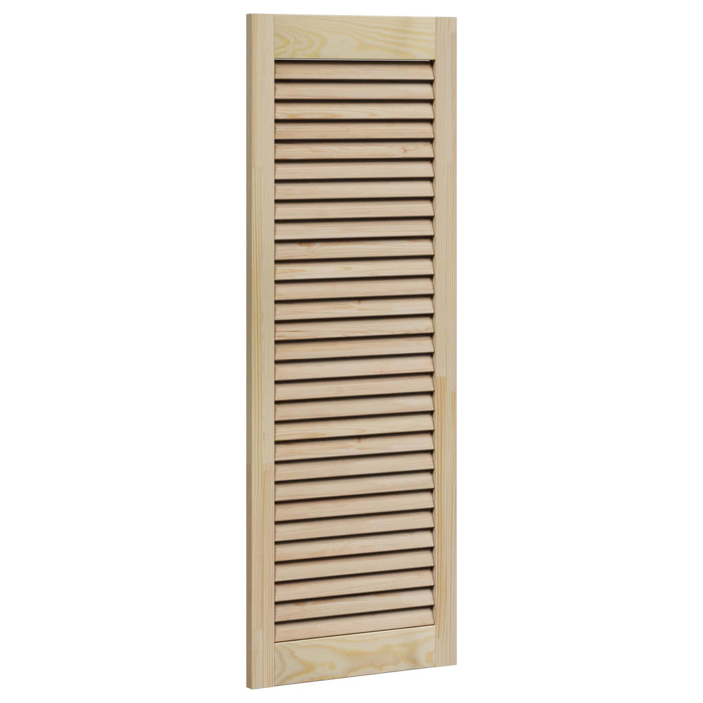 vidaXL Schranktür 4 pcs Natur 110 x 2,1 x 39,5 cm Massives Kiefernholz