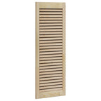 vidaXL Schranktür 4 pcs Natur 110 x 2,1 x 39,5 cm Massives Kiefernholz