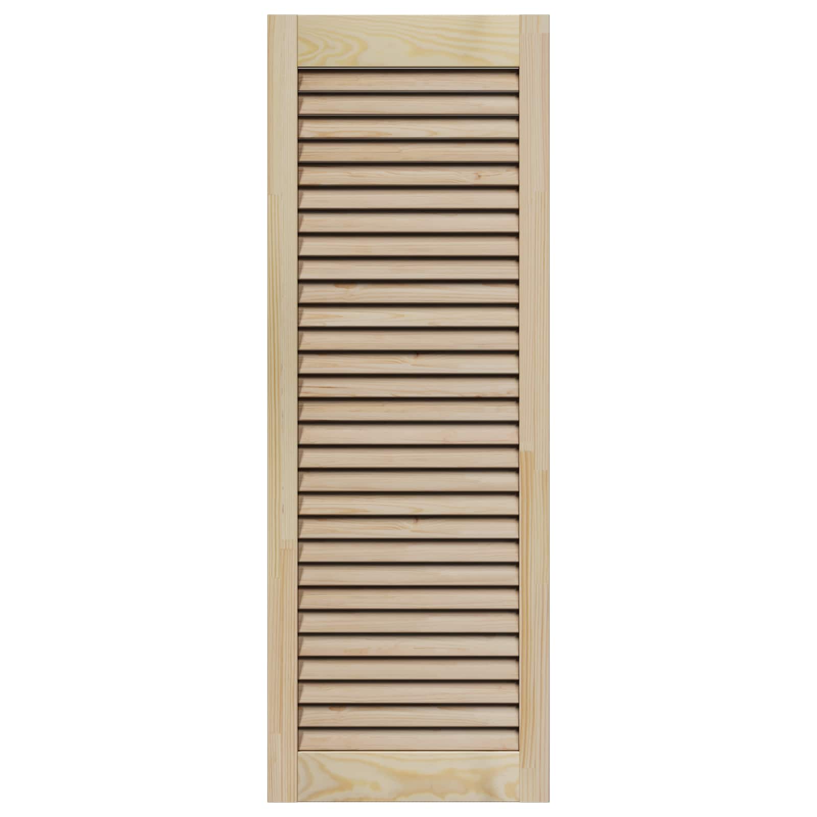 vidaXL Schranktür 4 pcs Natur 110 x 2,1 x 39,5 cm Massives Kiefernholz